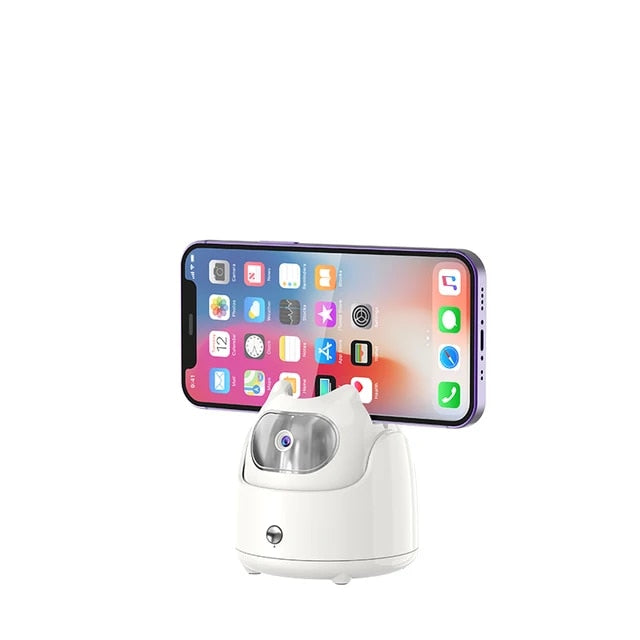AI顔認識・自動追尾、360°カメラスタンド(スマホ/タブレット用 iPhone/Ipad/Android etc..)(そのまま使える。アプリも、ジンバルも不要)