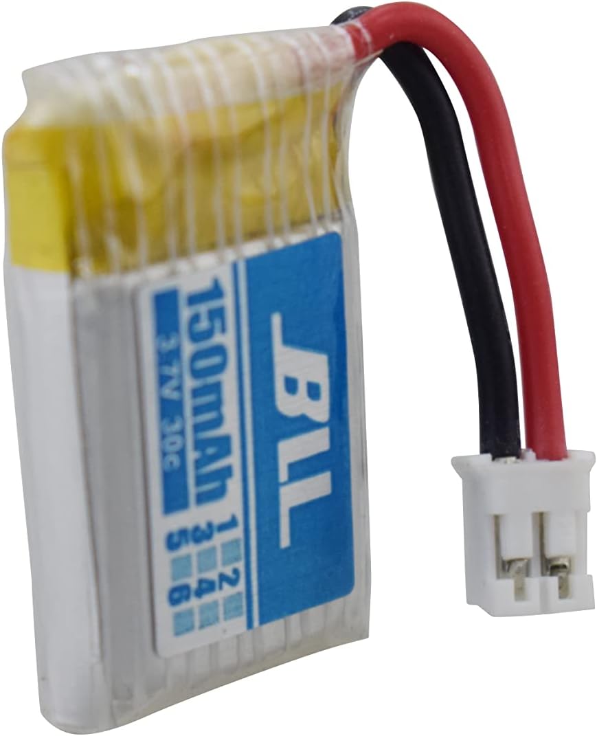 (RCラジコン戦闘機 SU-35ほか、ドローン専用) 追加バッテリ 3.7V 150mAh リチウム電池